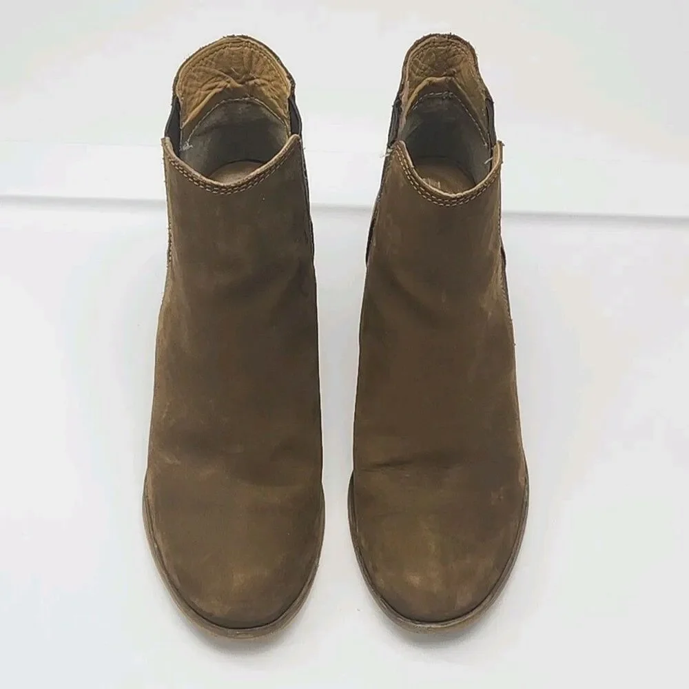Dune London Pora Ankle Boots Brown Fuede 2.5